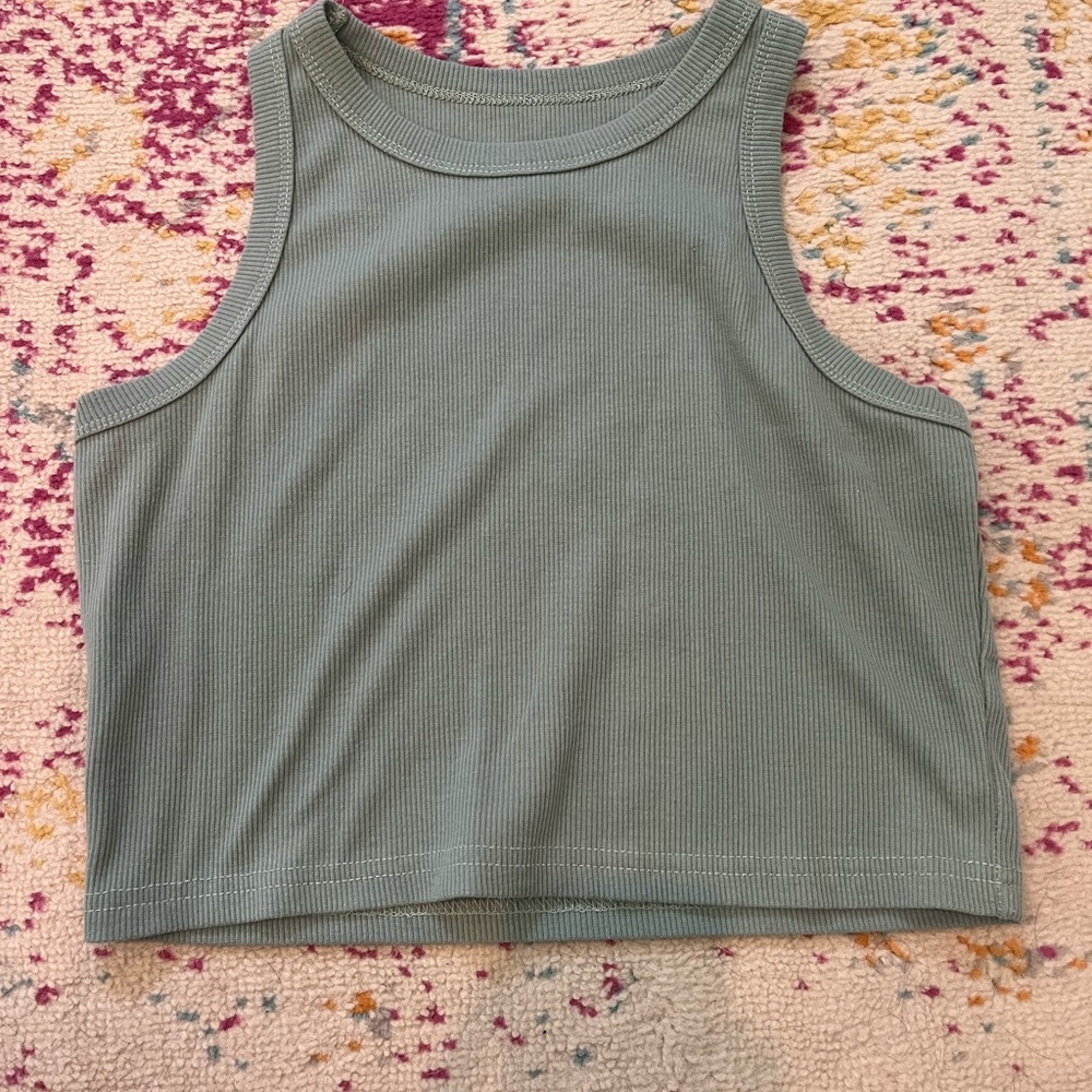 Sleeveless Ribbed Tank Tops